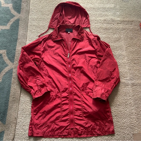 Vintage Dolce & Gabbana Packable Waterproof Rain Coat - Picture 1 of 11